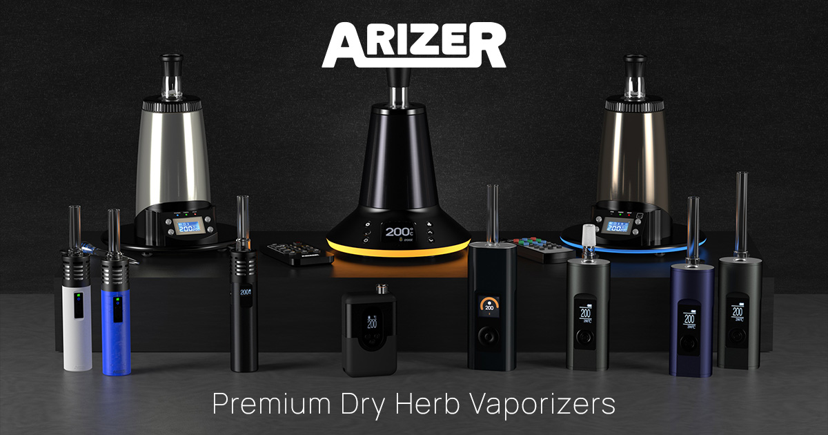 Cannabis vaporizers from Arizer