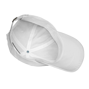 The Highway logo dad hat in white bottom view