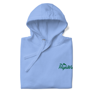 The HighWay logo hoodie folded