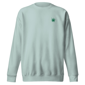 "High as a Kite" sweatshirt in agave front view