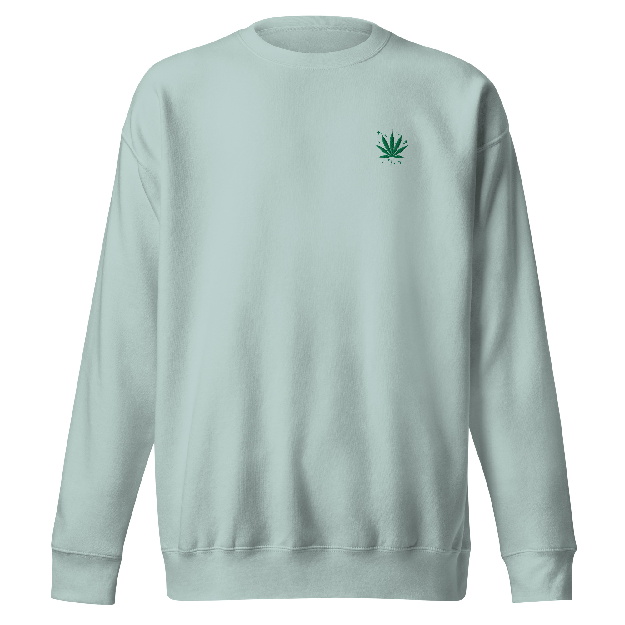 "High as a Kite" sweatshirt in agave front view
