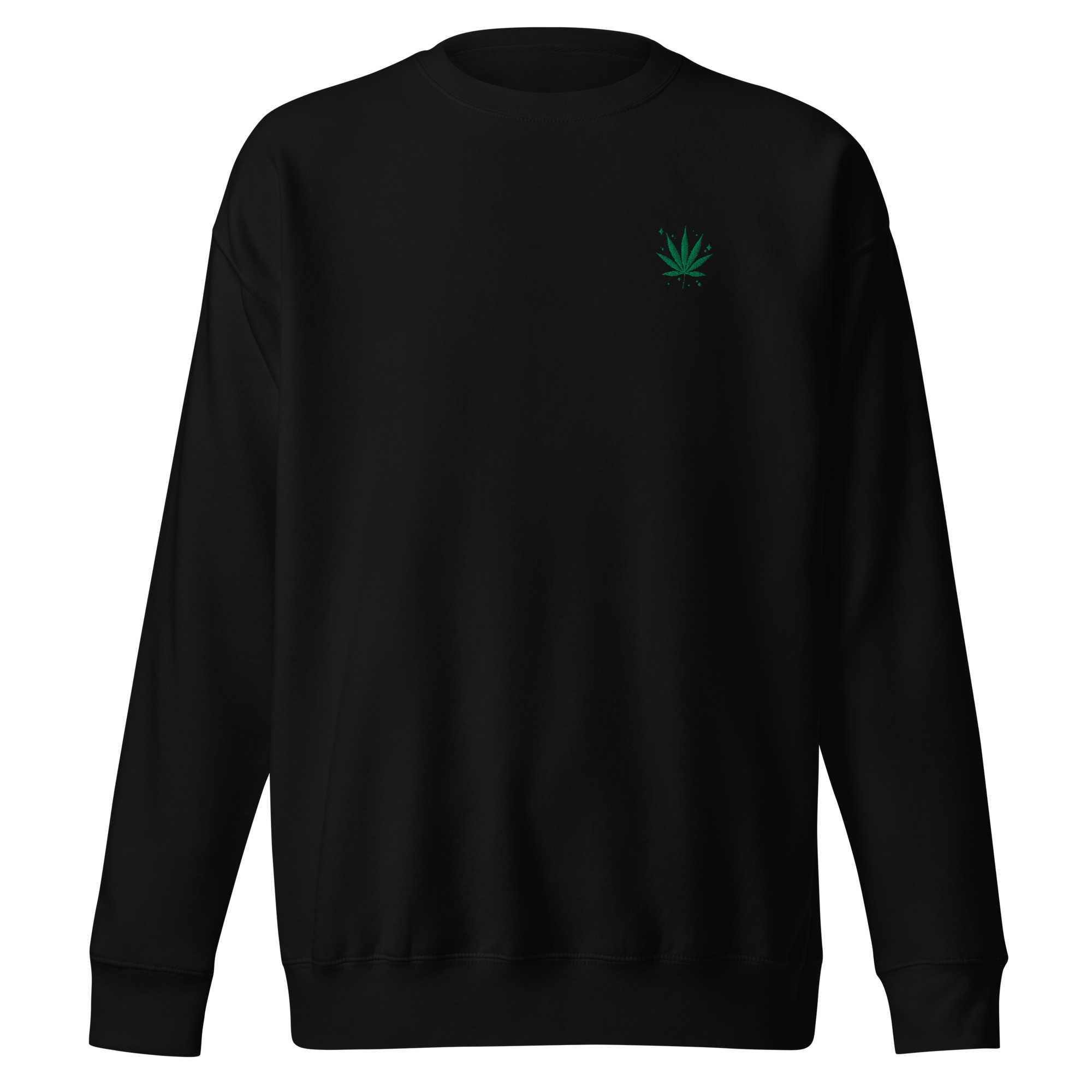 "High as a Kite" sweatshirt in black front view