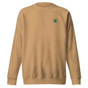 "High as a Kite" sweatshirt in khaki front view