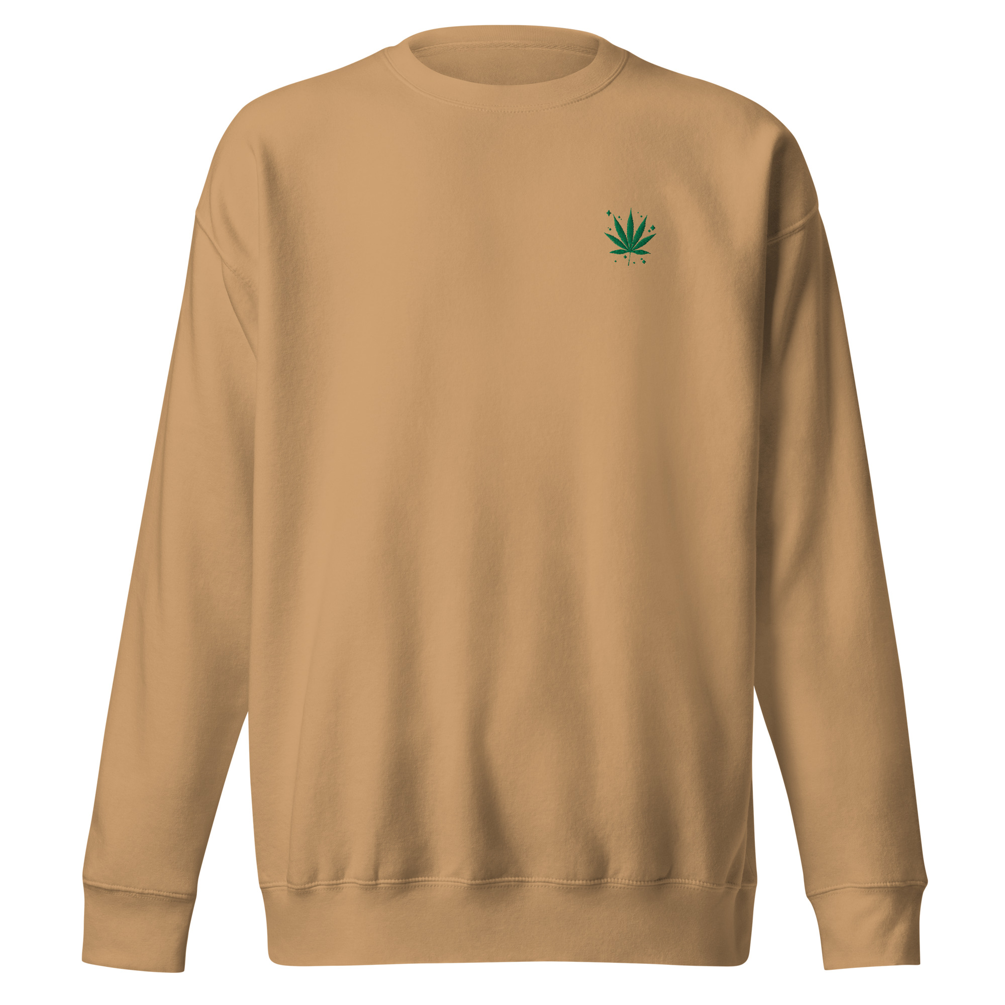 "High as a Kite" sweatshirt in khaki front view